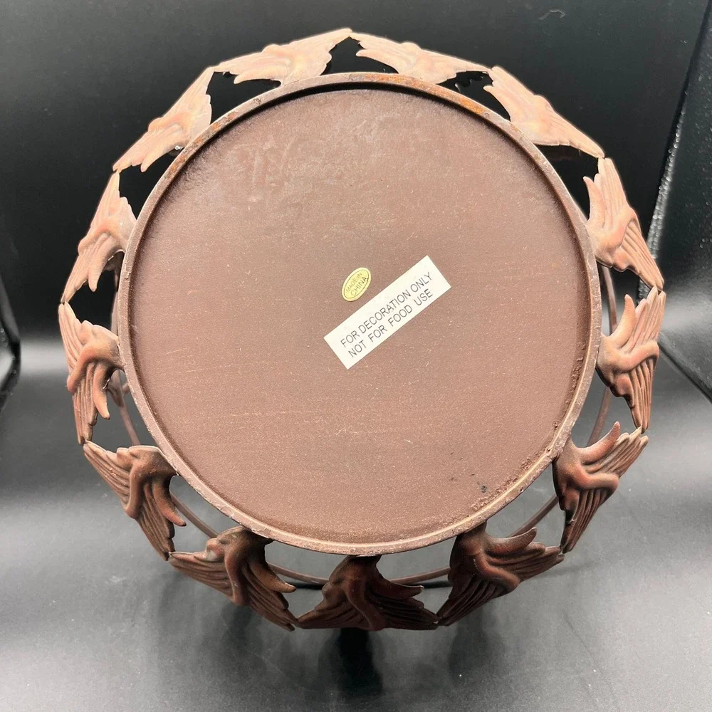 Decorative Metal Fern Leaf Basket Handle 12